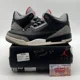 thumbnail image 1 of Size 10.5 - Jo r-dan 3 Retro OG Mid Black Cement Grey White Leather (854262-001), 1 of 6
