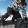 thumbnail image 3 of YUCOLEN Men's Fleece Lined Ski Snow Pants Water Resistant Winter Outdoor Pants with 4 Zip PocketsBlack 34, 3 of 7