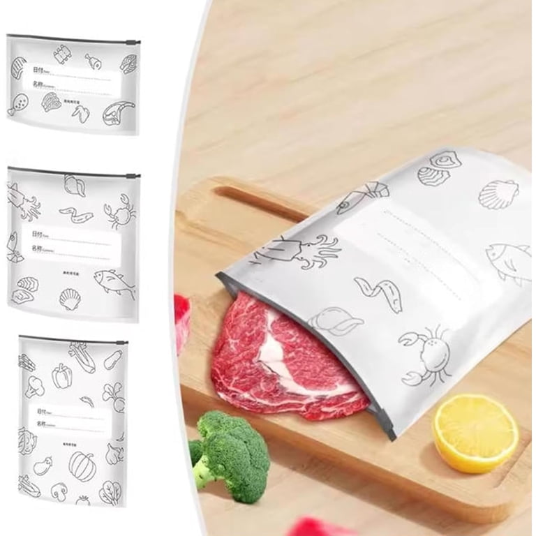 Reusable Aluminum Foil Sealable Storage Bags with Secure Zip Locks