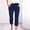 Navy, variant on Jesvior Women'S High Waisted Compression Yoga Leggings Casual 7/8 Length Sport Pants with Drawstring for Workout Gym Lounge