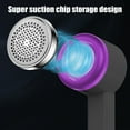 thumbnail image 6 of CASAFUN Stylish Fabric Shaver and Lint Remover with Replaceable Stainless Steel 6-leaf Blades,Rechargeable Model Sweater Defuzzer Clothes Fuzz for Clothing,Couch,Furniture,Fuzz,Lint Ball,Pillings, 6 of 9