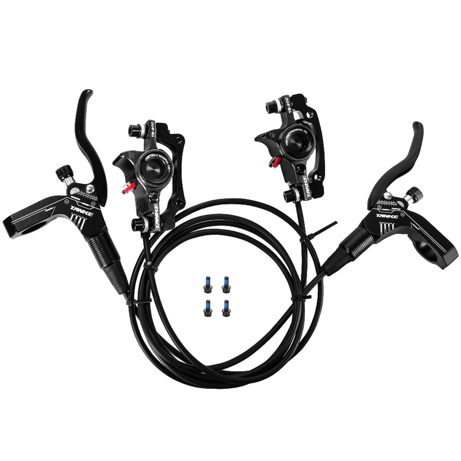 Kit De Freins Hydrauliques VTT Uennm - Disques 16 Pouces - Aluminium Et Inox