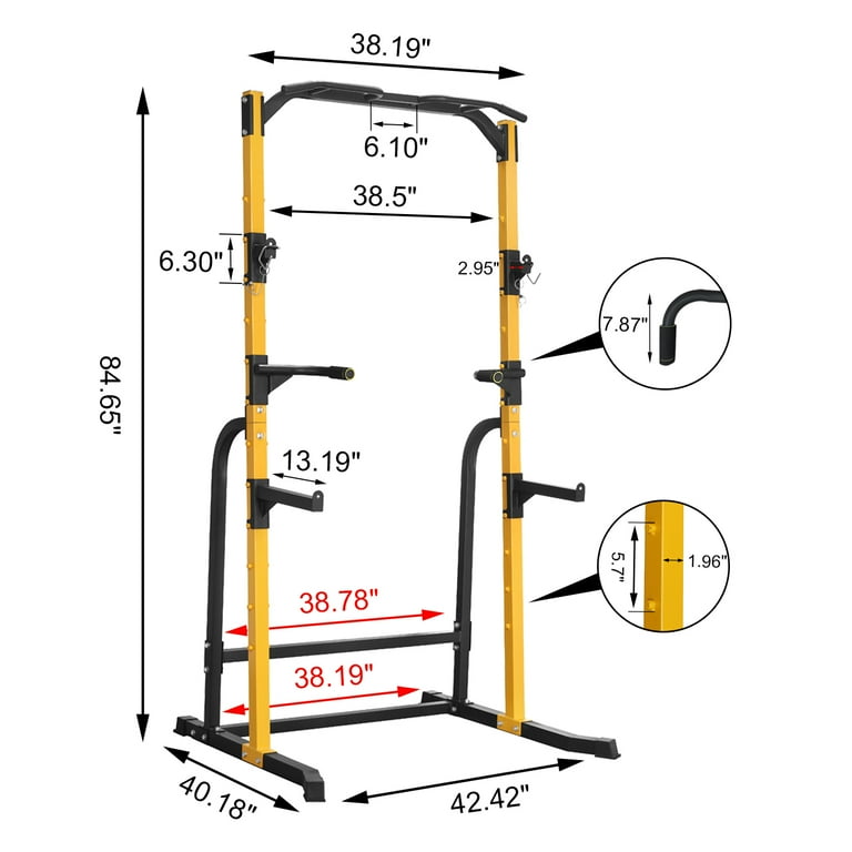 Diophros power best sale tower squat rack