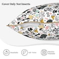 thumbnail image 3 of KLL Puppy Decorative Throw Pillow Covers Velvet Soft for Couch Sofa Bedroom Living Room Outdoor (No pillow core)- 18"x18", 3 of 5