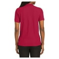 thumbnail image 2 of Yellow Rooster Women's Silk Touch Classic Female Polo Shirt Red L, 2 of 6