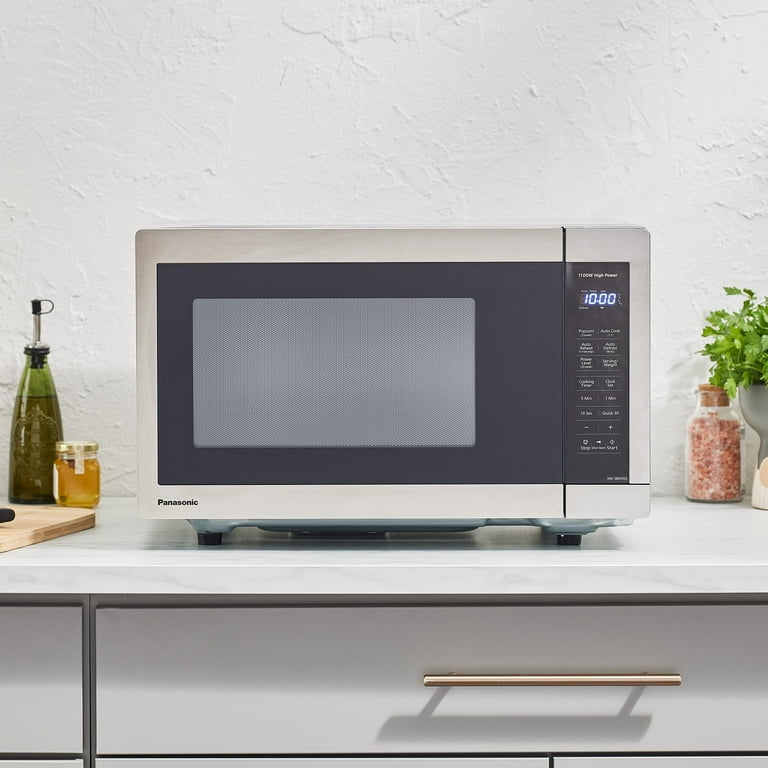 Panasonic 1.3 cu. ft. Countertop Microwave Oven, 1100W, Stainless Steel - NN-SB65NSD