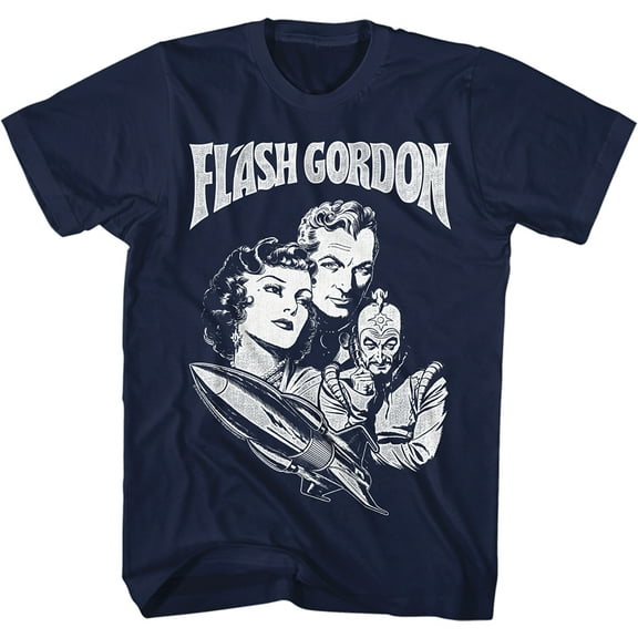 Flash Gordon Gordon Navy T-Shirt