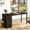 Black, variant on Fnova 47.24" Computer Desk with 5 Drawers, Reversible File Cabinet, Writing Workstation for Home Office Bedroom Study Makeup Vanity Desk Furniture