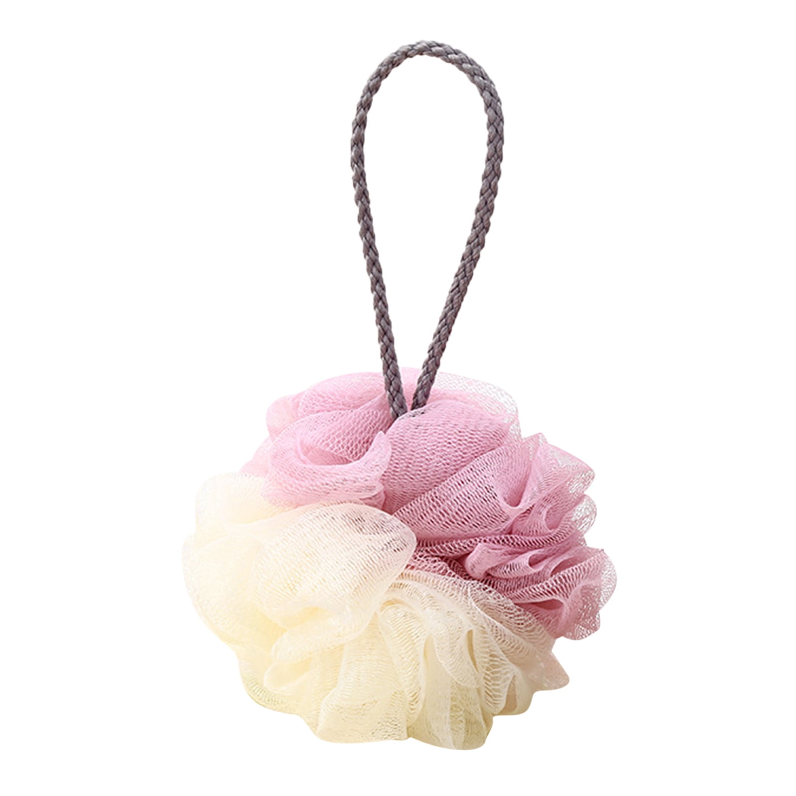 Bath Sponge Shower Loofah Tennis Sponge Multicolor Bath Bathroom Men Ladies 1 Pack Scrubber