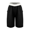 thumbnail image 6 of Babysbule Women Shorts Clearance Women's Summer Print Five Points Large Size Cotton Linen Pants Casual Pants Shorts, 6 of 7