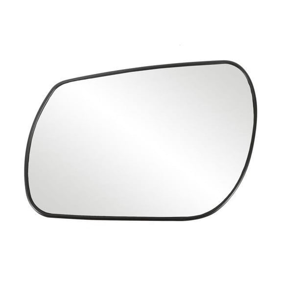 88163 - Fit System Driver Side Non-heated Mirror Glass w/ backing plate, Mazda 3 04-09, Mazda 6 (w/ turbo) 06-08, 4 11/ 16" x 6 11/ 16" x 7 1/ 2"