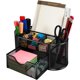 thumbnail image 1 of Organiseur Bureau Multifonctionnel, Rangement Bureau Organisateur de Bureau Porte Stylo Bureau peu Encombrant Desk Papeterie Organizer avec Tiroir et Compartiments en Maille Métallique, 1 of 5