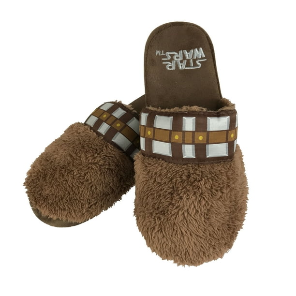 Termisk Dag Tilsvarende Star Wars Chewbacca Sash Star Wars Mule Slippers US 9-11 - Walmart.com