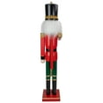 thumbnail image 5 of Northlight 36" Red and Green Christmas Nutcracker Soldier with Horn, 5 of 6
