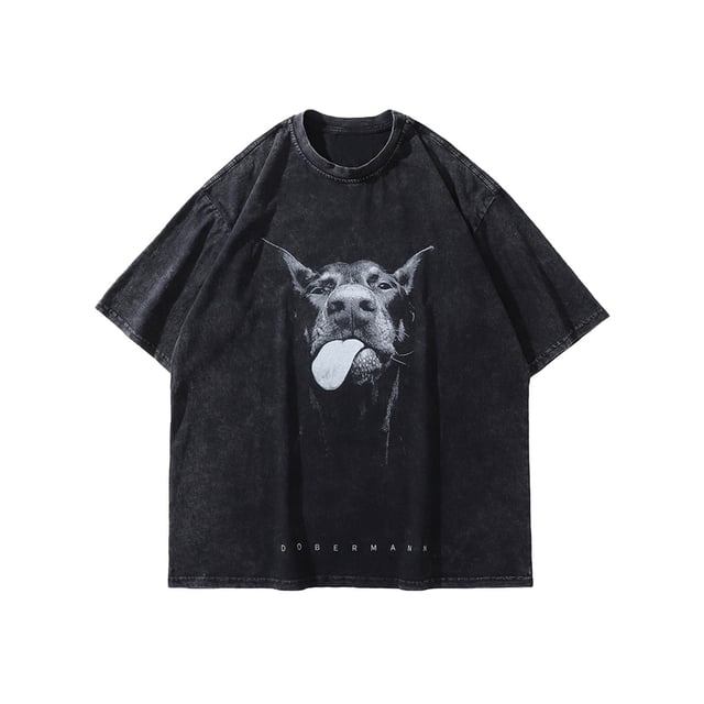 Remera Oversize Gráfica para Hombre Laixton de Algodón Casual