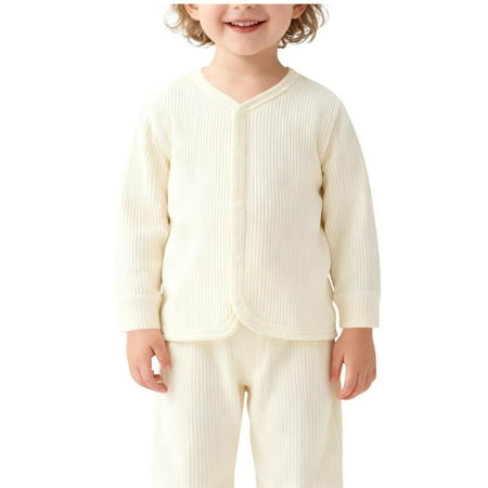 AHTJRT Kids Cardigans V Neck Full Button Sweaters Children s Soft Ribbed Knit Long Sleeve Sweater Outerwear Casual Fall Spring Solid Warm Tops White 3-4 Years AHTJRT Kids Cardigans V Neck Full Button Sweaters Children s Soft Ribbed Knit Long Sleeve Sweater Outerwear Casual Fall Spring Solid Warm Tops White 3-4 Years