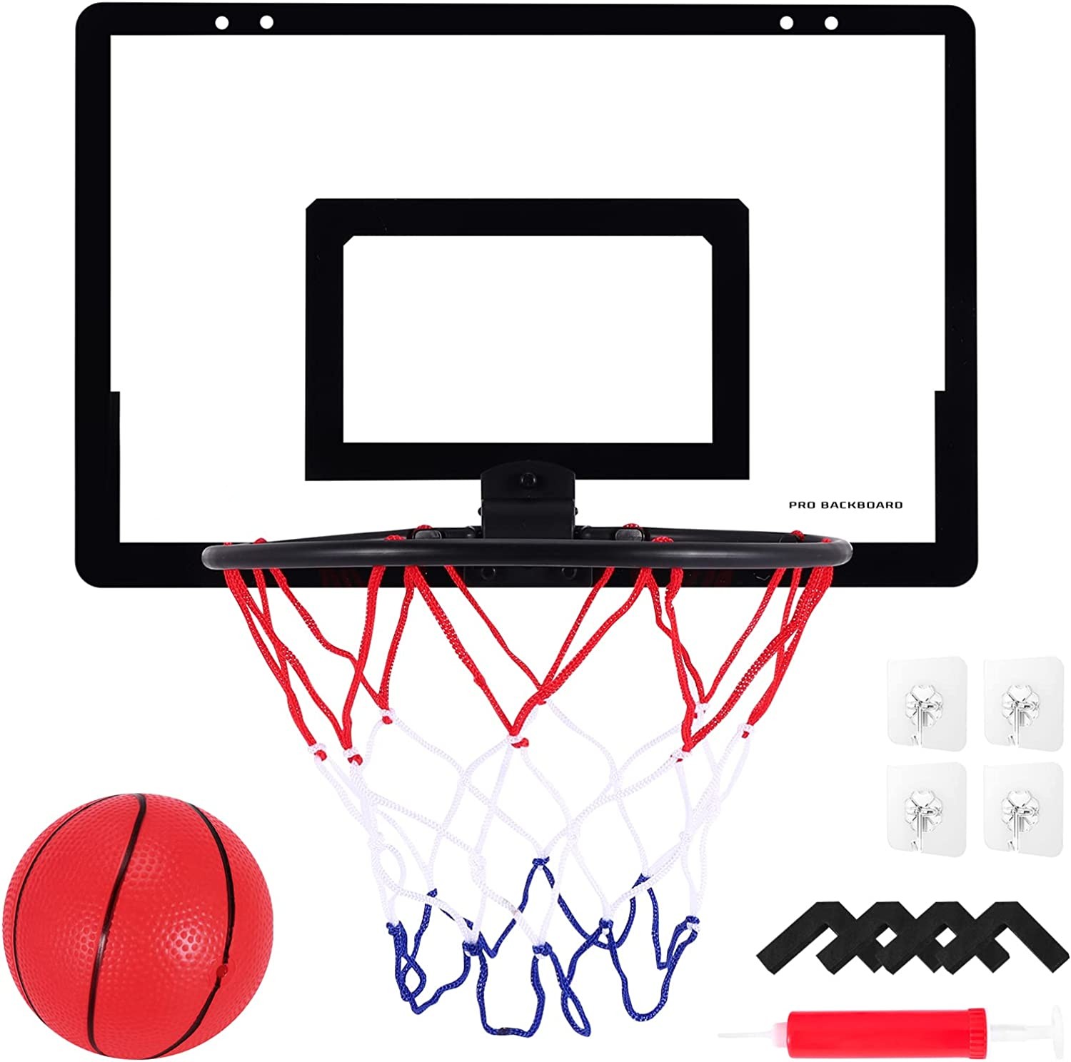 TRIANU Basketball Hoop Indoor for Kids Mini Basketball Hoop for Door