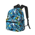 thumbnail image 2 of Lsque snow board blue Classic Casual Backpack - Large Capacity Water-Resistant Backpack for School, Work, Travel, and Outdoor Activities, 2 of 8