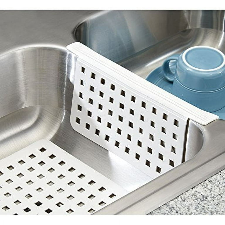 iDesign InterDesign 36701 Sink Divider Mat, White 