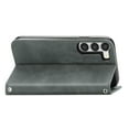 thumbnail image 3 of Feishell Wallet Case For Samsung S21, Magnetic Folio Card Slots Holder Kickstand Premium PU Leather TPU Shockproof Interior Protective Case [RFID Blocking] for Samsung Galaxy S21, Gray, 3 of 10