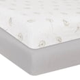 thumbnail image 1 of Living Textiles Lot de 2 Drap-Lit en Mousseline de Coton Biologique - Pissenlit, 1 of 3