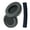 Black protein leathe, variant on AOOOWER 1 Pair Ear Pad Ear Cushion for SHP9500 SHP9600 Corded Noise Cancelling On Ear Head
