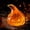 B, variant on Mini Luminous Jack-O-Lantern Figurine, Glow In The Dark Plastic Pumpkin Ornament, Tiny Halloween Pumpkin Statue for Micro Landscape Desktop Fall Party Decor