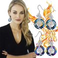 thumbnail image 1 of Teissuly The Fire Inside Me Burns Brighter Than The Fire Around Me Flying Birds Ear Pendants Teissuly WER202310165872, 1 of 9