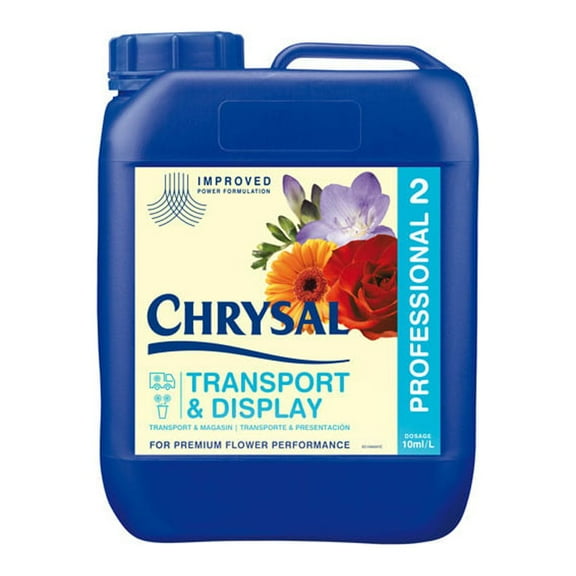 Chrysal #2 Processing Solution - Clear - 1 x 2.5 gal - Floral Supplies