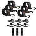 thumbnail image 1 of Solar cover set with sturdy straps and clips for large indoor pools and secure locking., 1 of 5