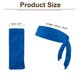 thumbnail image 2 of Uxcell Cintas para la cabeza diadema ninja karate diadema ajustable para deportes color azul profundo, 2 of 7