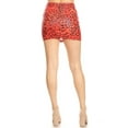 thumbnail image 3 of Women's Leopard Fitted Bodycon High Rise Slim Fit Bottom Mini Skirt, 3 of 5