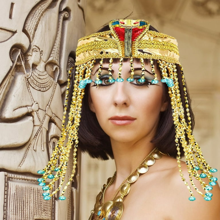 SALE Gold Headpiece, Egyptian Head Chain 