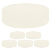 ROSENICE Ice Hockey Pucks 6Pcs White PVC for Competitive Play and Skill Enhancement in Hockey Gear