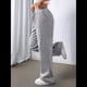 thumbnail image 4 of Pantalones Deportivos Holgados de Otoño para Mujer, de Pierna y Rectos, con Forro . Gris XL, 4 of 6