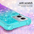 thumbnail image 4 of Case for Moto G 5G 2023, Moto G 5G 2023 Case Liquid Cute Clear Glitter Heavy Duty Shockproof Anti-Scratch Soft TPU Protective for Girls Women Phone Case for Moto G 5G 2023 Gradient Blue, 4 of 6