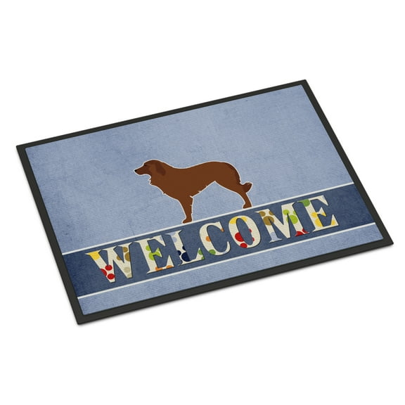 Carolines Treasures BB5535MAT Portuguese Sheepdog Dog Welcome Door Mat Indoor Rug or Outdoor Welcome Mat 18x27 Doormat
