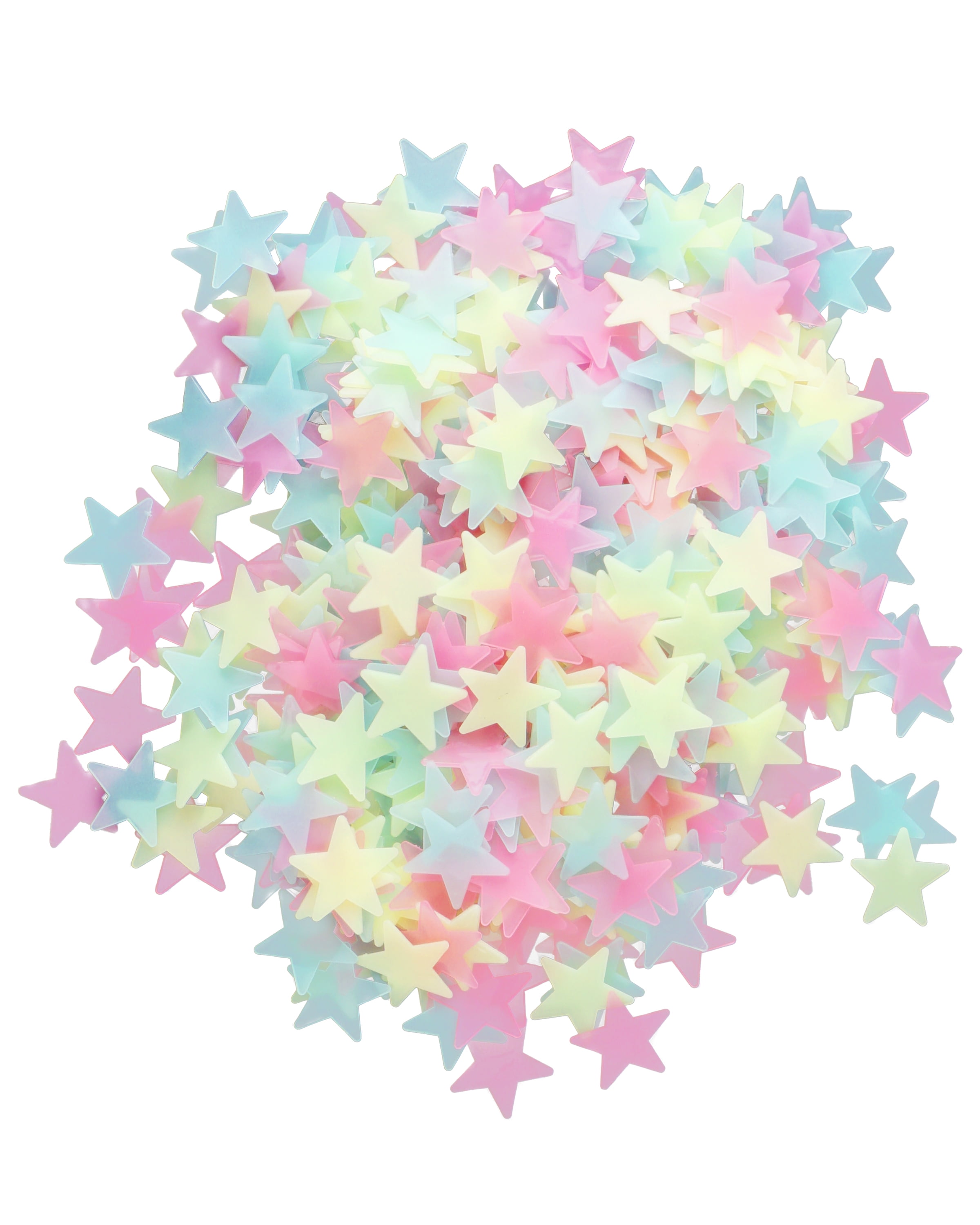 Glow in The Dark Stars for Ceiling, 500 Pcs 3D Star Stickers, Glow