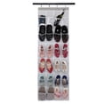 thumbnail image 1 of QTOCIO Door Shoe Organizer 24 Pockets, Hooks, Large Nonwovens Mesh Pocket, 1 of 2