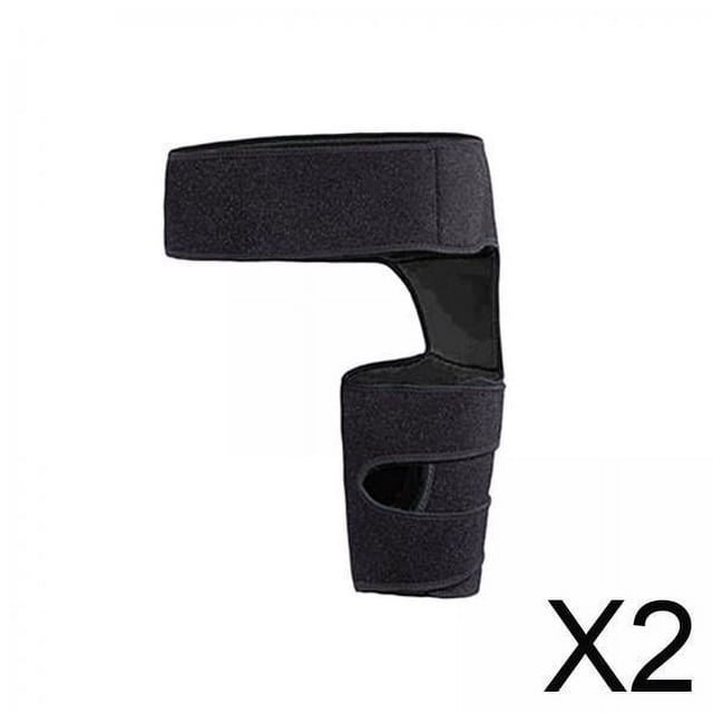 Soporte de cadera,Ortesis de cadera Soporte de cadera para mujeres,hombres,ambas piernas,Bursitis Manga de compresión del muslo Envoltura de la ingle,Distensión de la ingle Protector de
