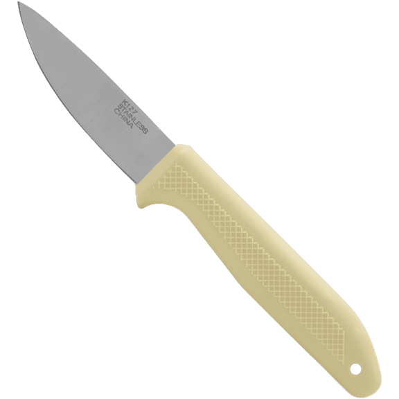 Zenport K127 Food Processing Knife, 3.5 Inch Stainless Steel Blade, Cream