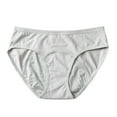 thumbnail image 2 of opolski Women Menstrual Panties Low Waist Anti-leak Soft Breathable Anti-septic Solid Color Elastic Moisture-wicking Lady Briefs Period Underpants, 2 of 8