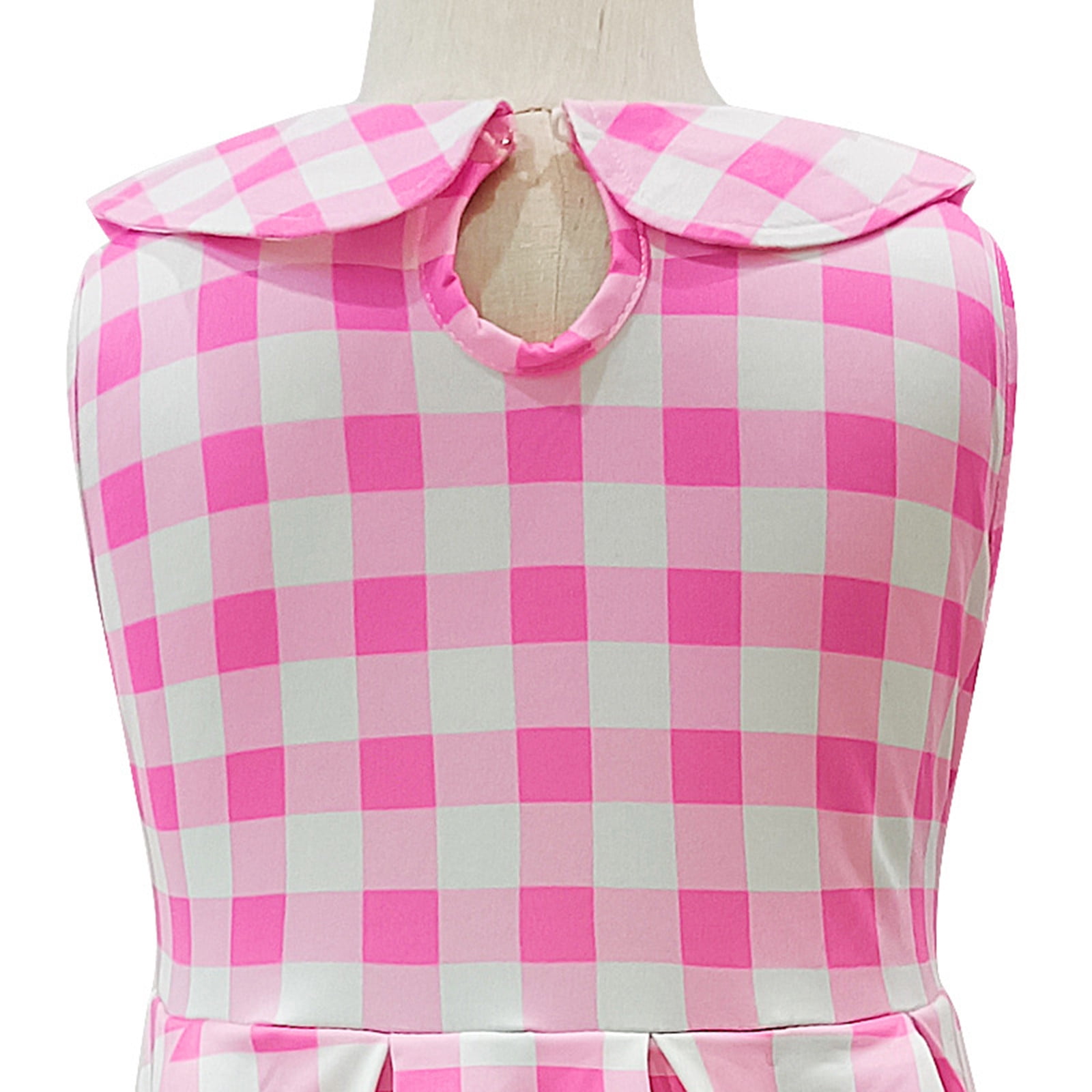 Youmylove Girls Pink Gingham Dress Movie Kids Party Fancy Plaid Dressess With Plaid Hair Bow 2Pcs Youmylove Girls Pink Gingham Dress Movie Kids Party Fancy Plaid Dressess With Plaid Hair Bow 2Pcs