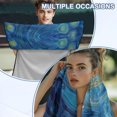 thumbnail image 6 of FOR U DESIGNS Galaxy Whale Print Car Seat Towel Cover Universal Fit Front Seat Protector Car Seat Cover Portable Sweat Towel with Sweat Absorption for Gym, Yoga, Swimming and Family Travel, 2 Pack, 6 of 7