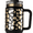 Black & Gold Dots, variant on Thyme & Table 32 fl oz Stainless Steel Luna Tumbler with Handle and Dual Straw Lid, Black & Gold Bows