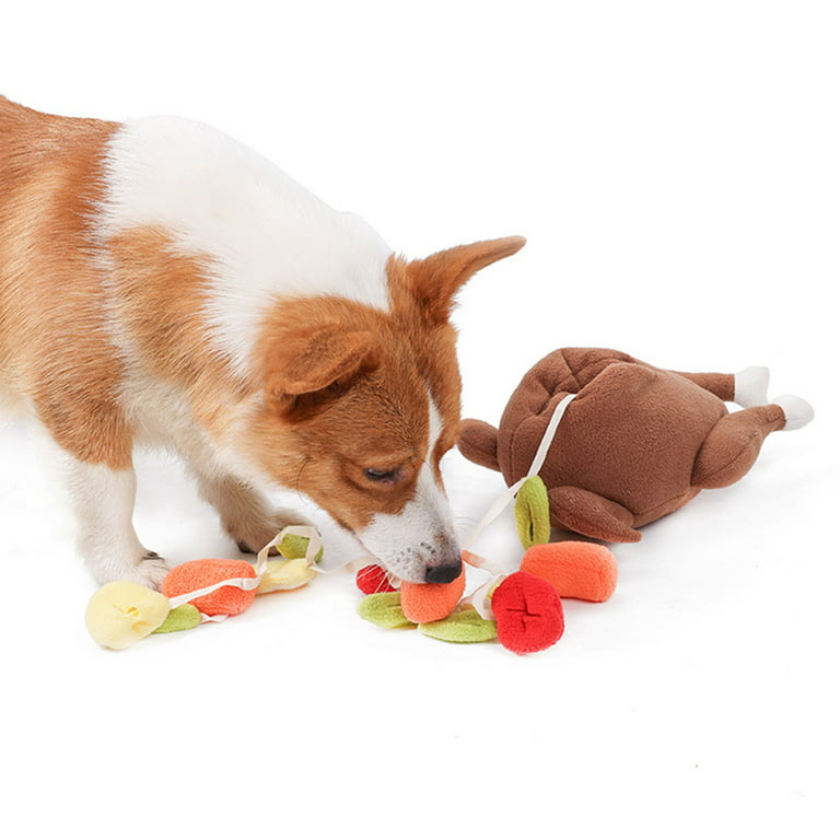 Stuffed Turkey Snuffle Dog Toy – DogNmat