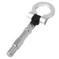 thumbnail image 4 of Silver Tone Aluminum Alloy Round Front Rear Bumper Trailer Ring Eye Towing Tow Hook Screw for Audi A5 S5 RS5, 4 of 6