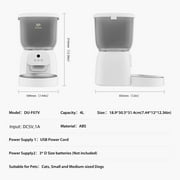 IMIPAW 4L Smart Cat Feeder with HD Camera, Programmable Timer, Automatic Food Dispenser, Voice Recorder, App Control