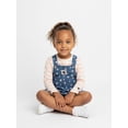 thumbnail image 4 of Gracie’s Corner Baby and Toddler Girls Layered Dress Set, 2 Piece, Sizes 12M–5T, 4 of 8