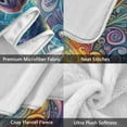 thumbnail image 3 of 60x80 inch Crystal Fleece & Arctic Fleece Blanket Soft Bed Throws for Home or Camping Psychedelic Art Unicorn, 3 of 7